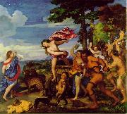 TIZIANO Vecellio Bacchus and Ariadne ar oil painting on canvas